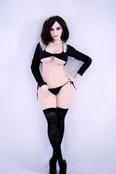 Hot 161 cm TPE Full Skeleton real doll silicone sex Big Chest Pussy Male Dolls Silicon Ass Oral Pussy huge Boobs love sex doll by AUTOMATIC WOMAN